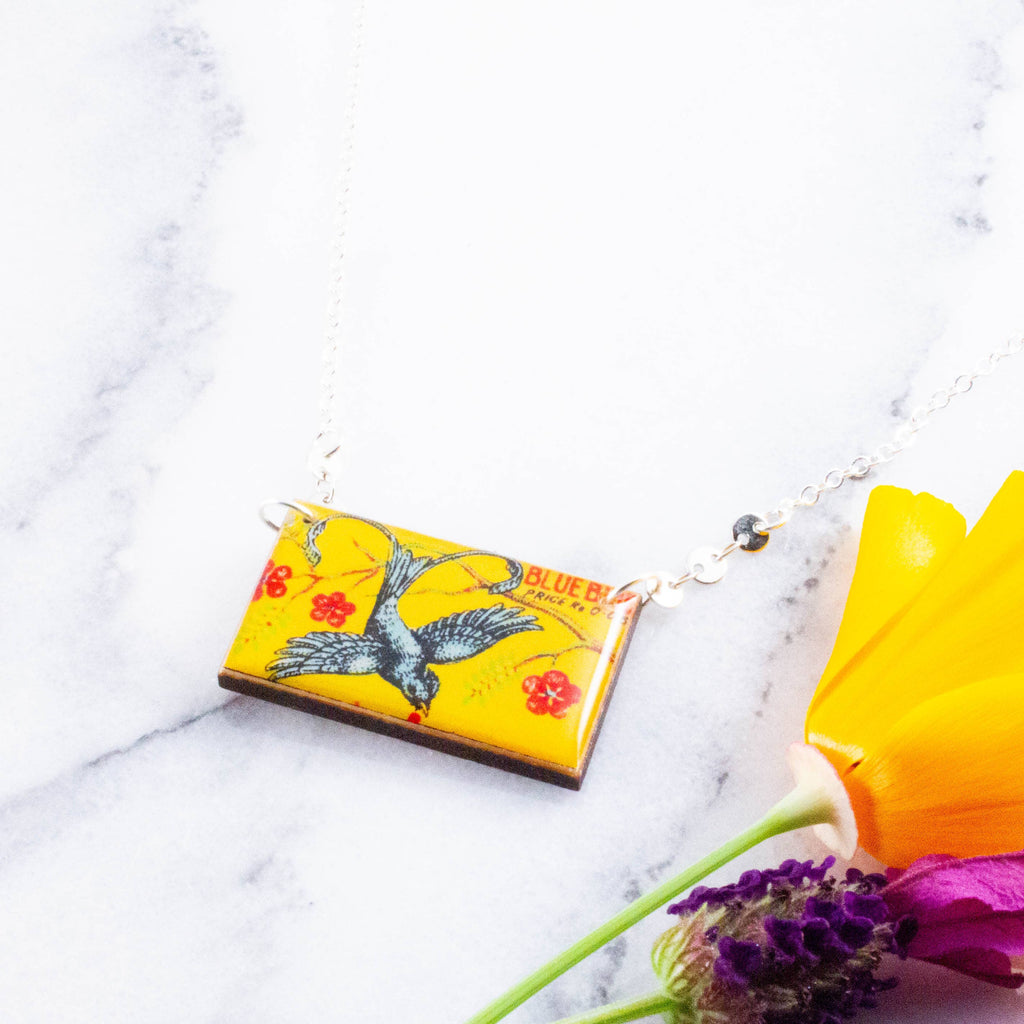 Japanese Matchbox Art Necklace