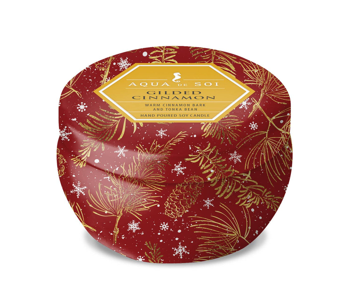 Gilded Cinnamon 9oz Candle Tin
