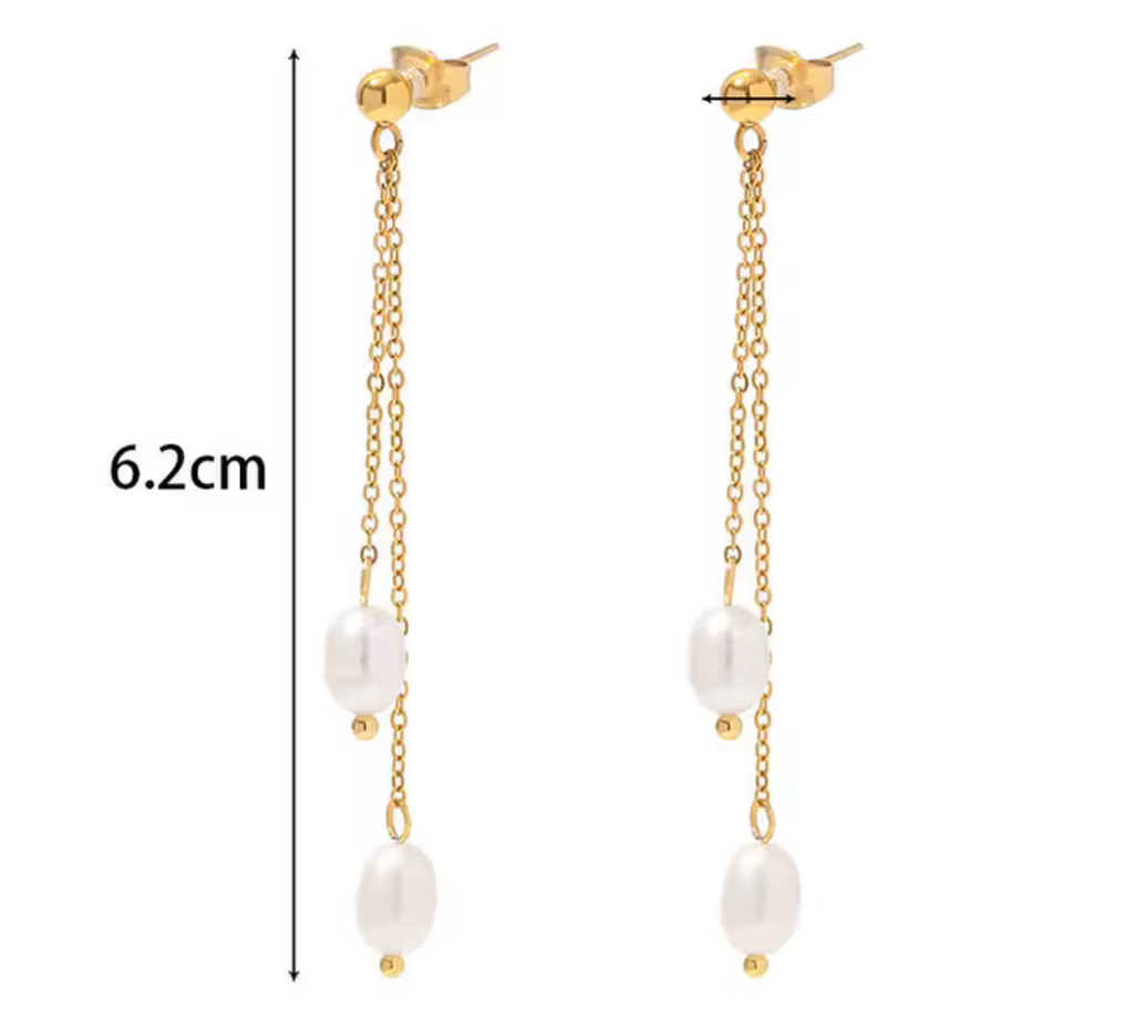 Freya Pearl Waterproof Earrings