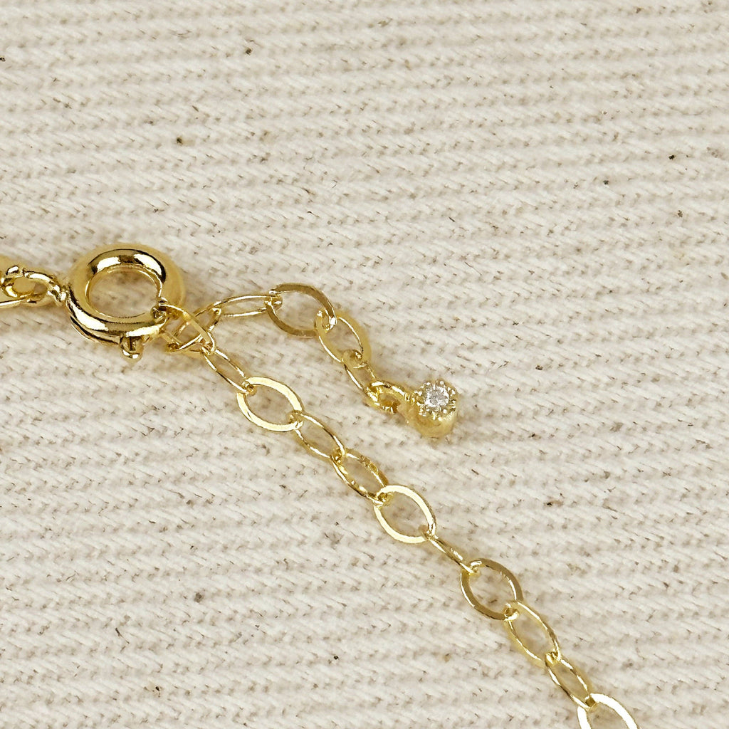 Mini CZ Solitaire Necklace