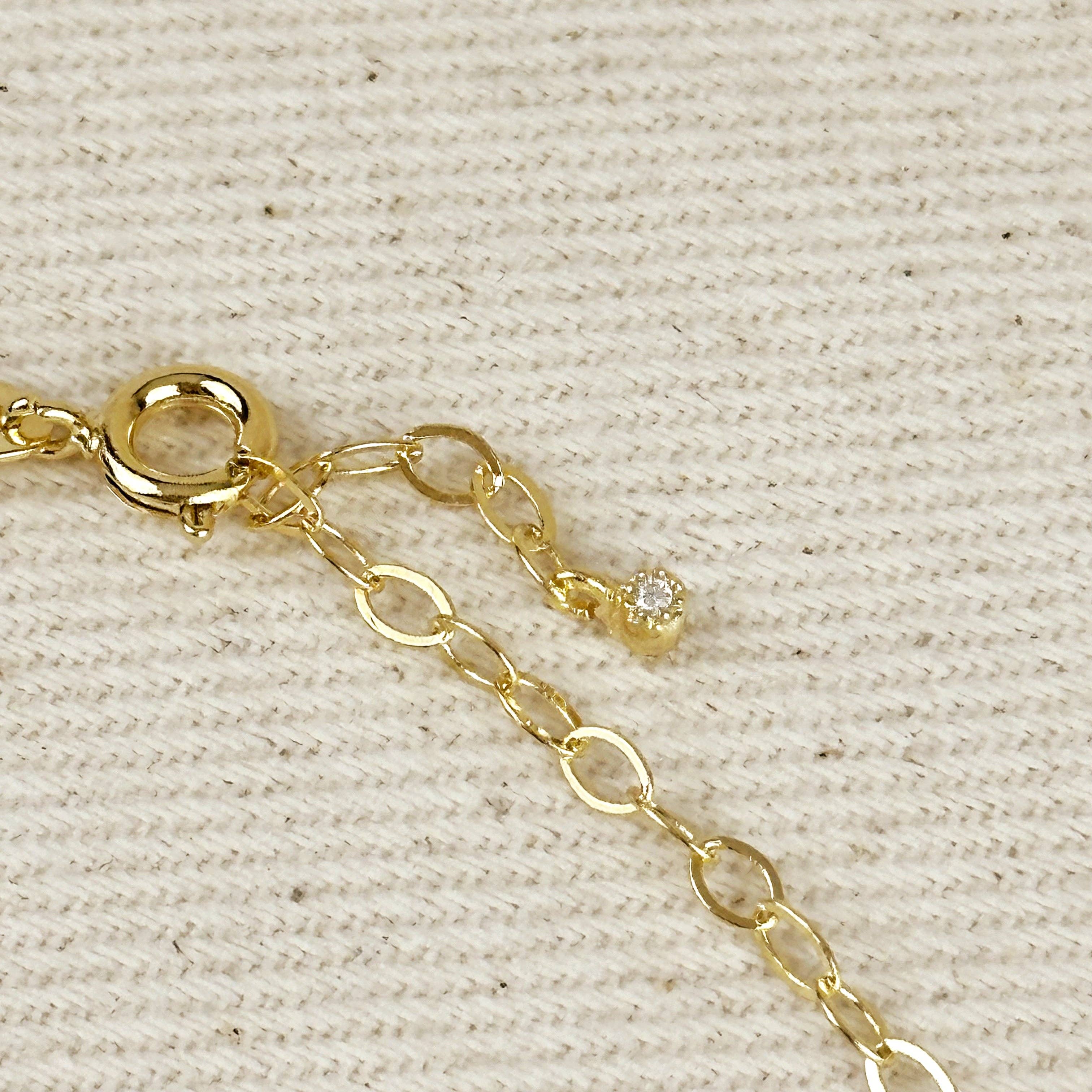 Mini CZ Solitaire Necklace