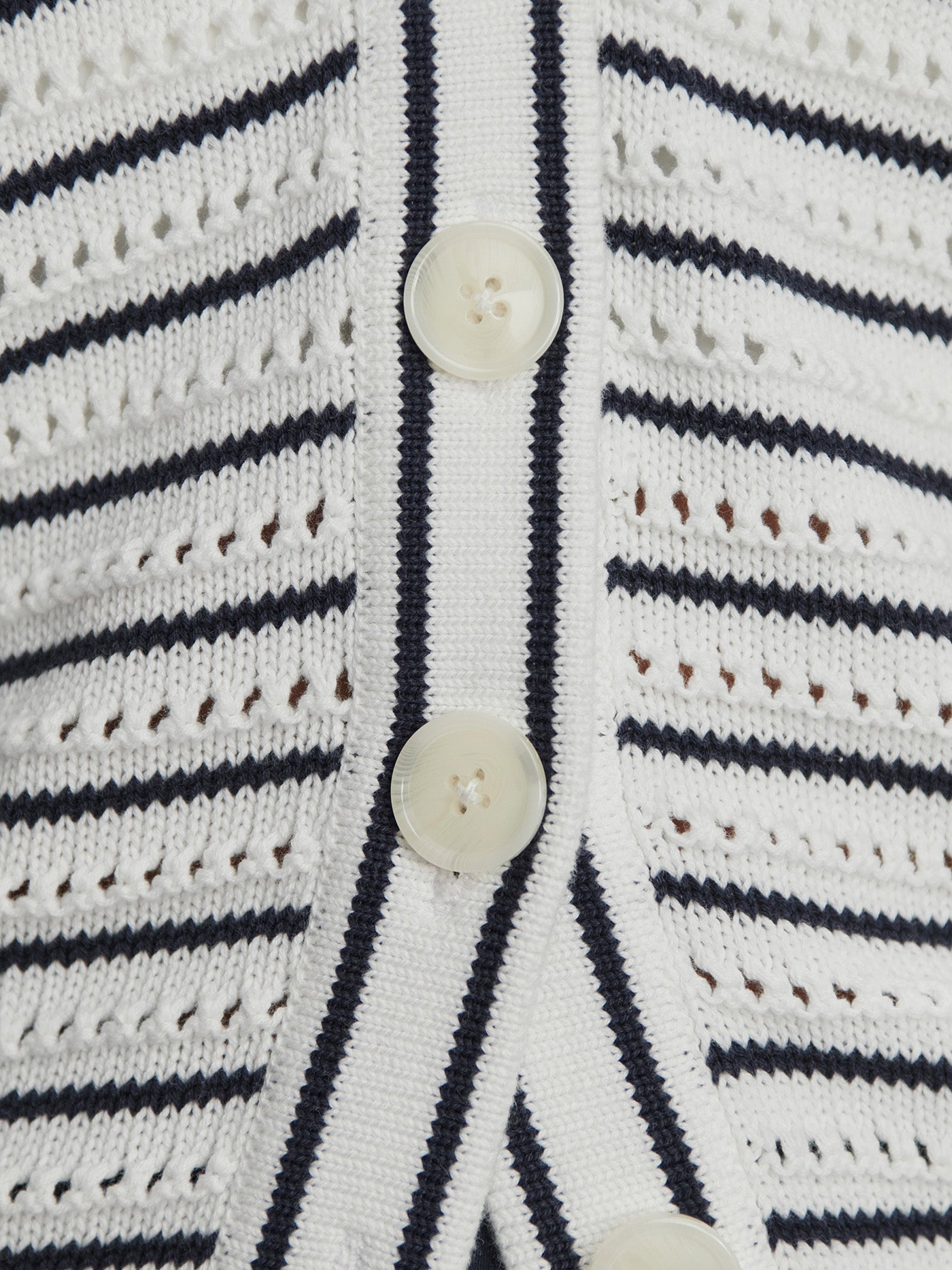 Women's Antonia Relaxed Cardigan | White/Blue Nights