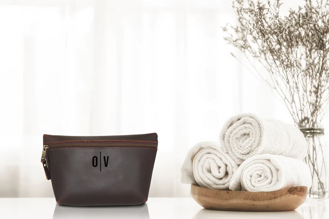 Leather Accessory Bag