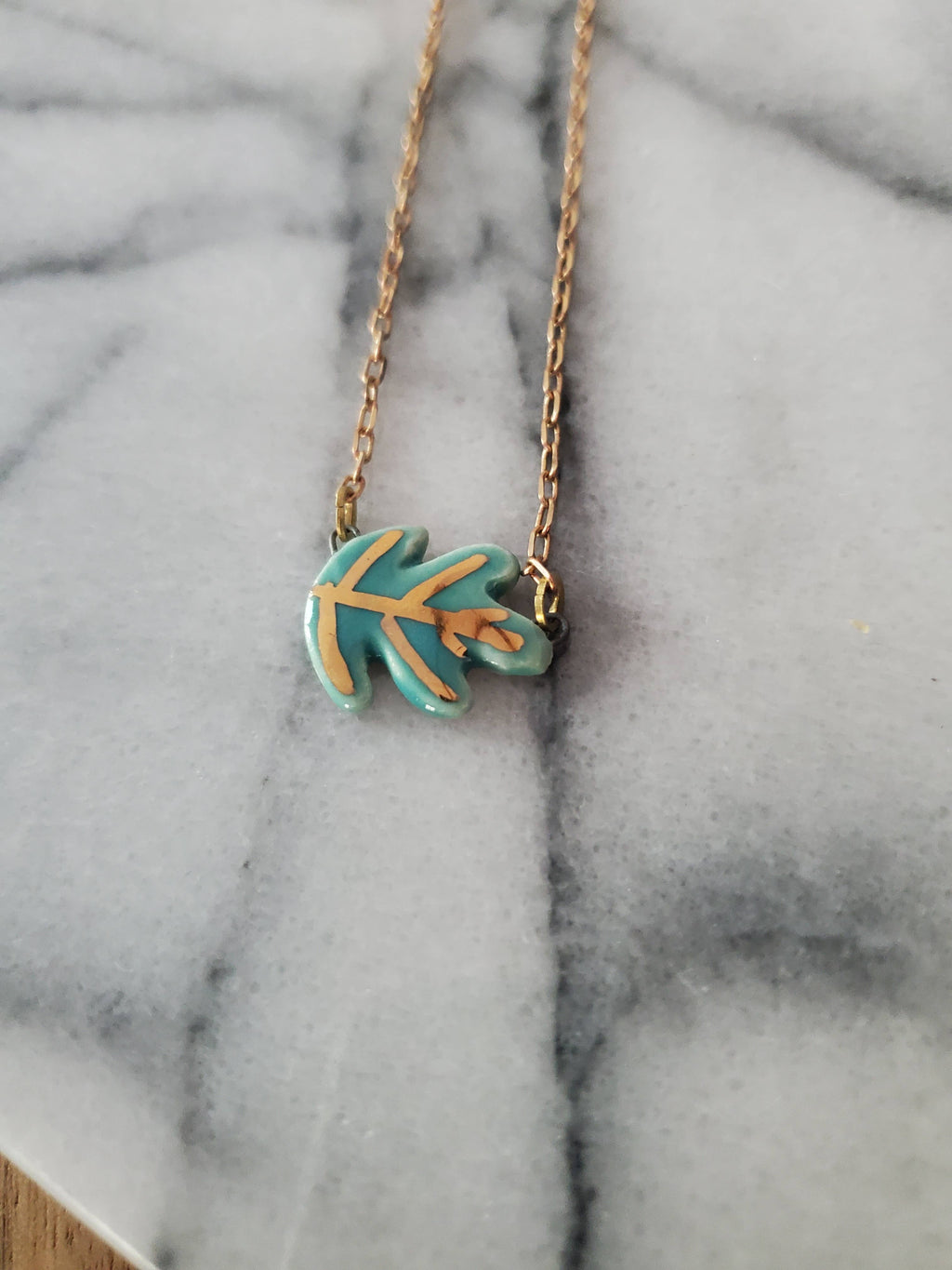 Pendant Necklace | Leaf