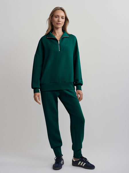 Women's Hawley Half Zip Sweater | Forest