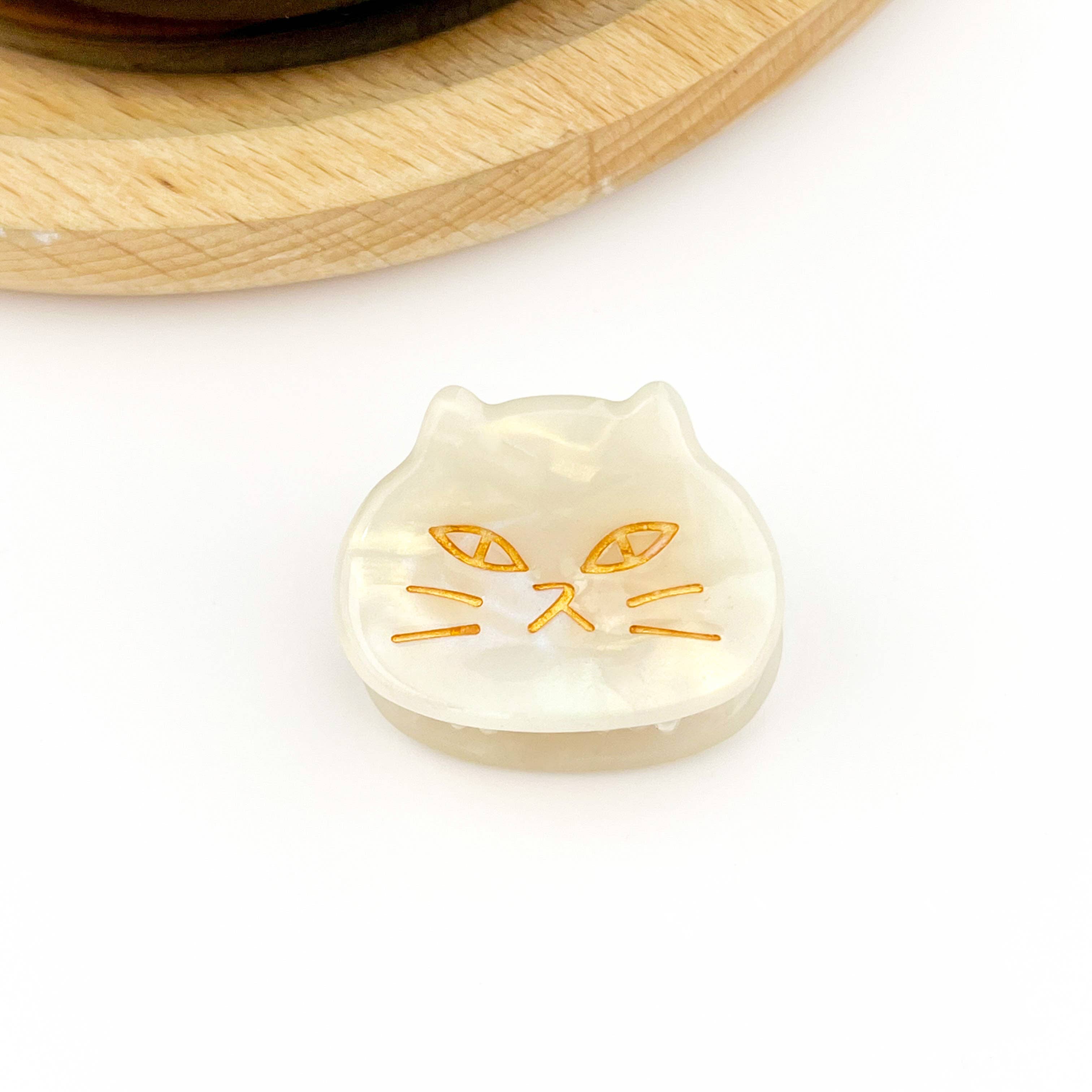 TheDivaSoap - Mini Acetate Cat Head Hair Claw Clip