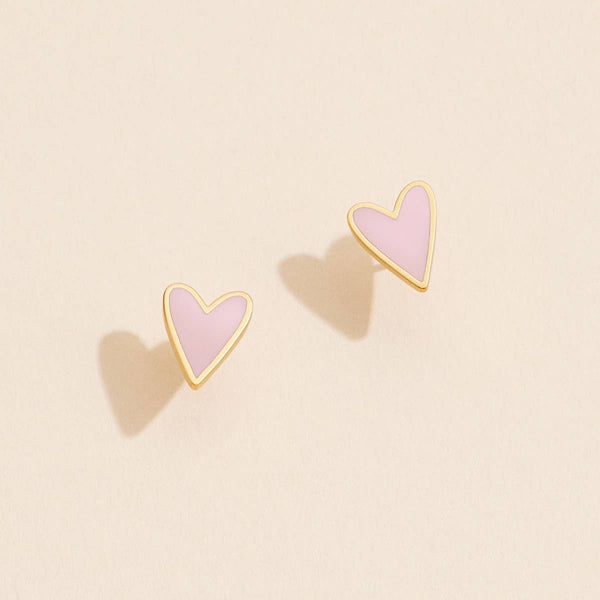 Heart Stud Earrings