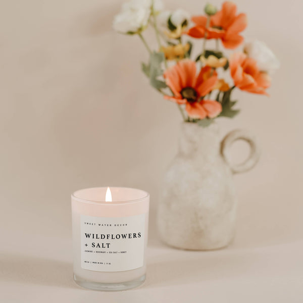 Wildflowers and Salt Soy Candle