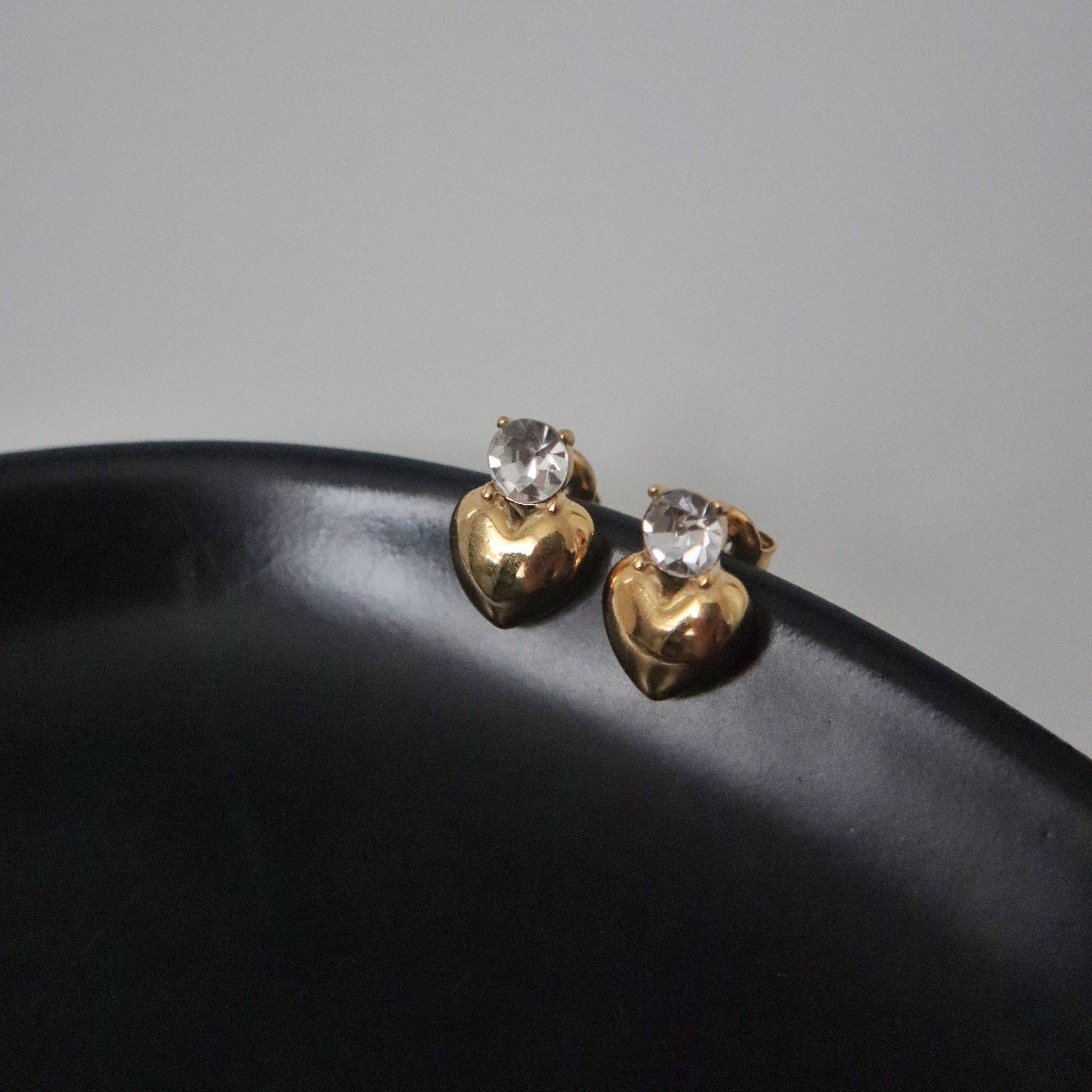 Cora Heart Studs