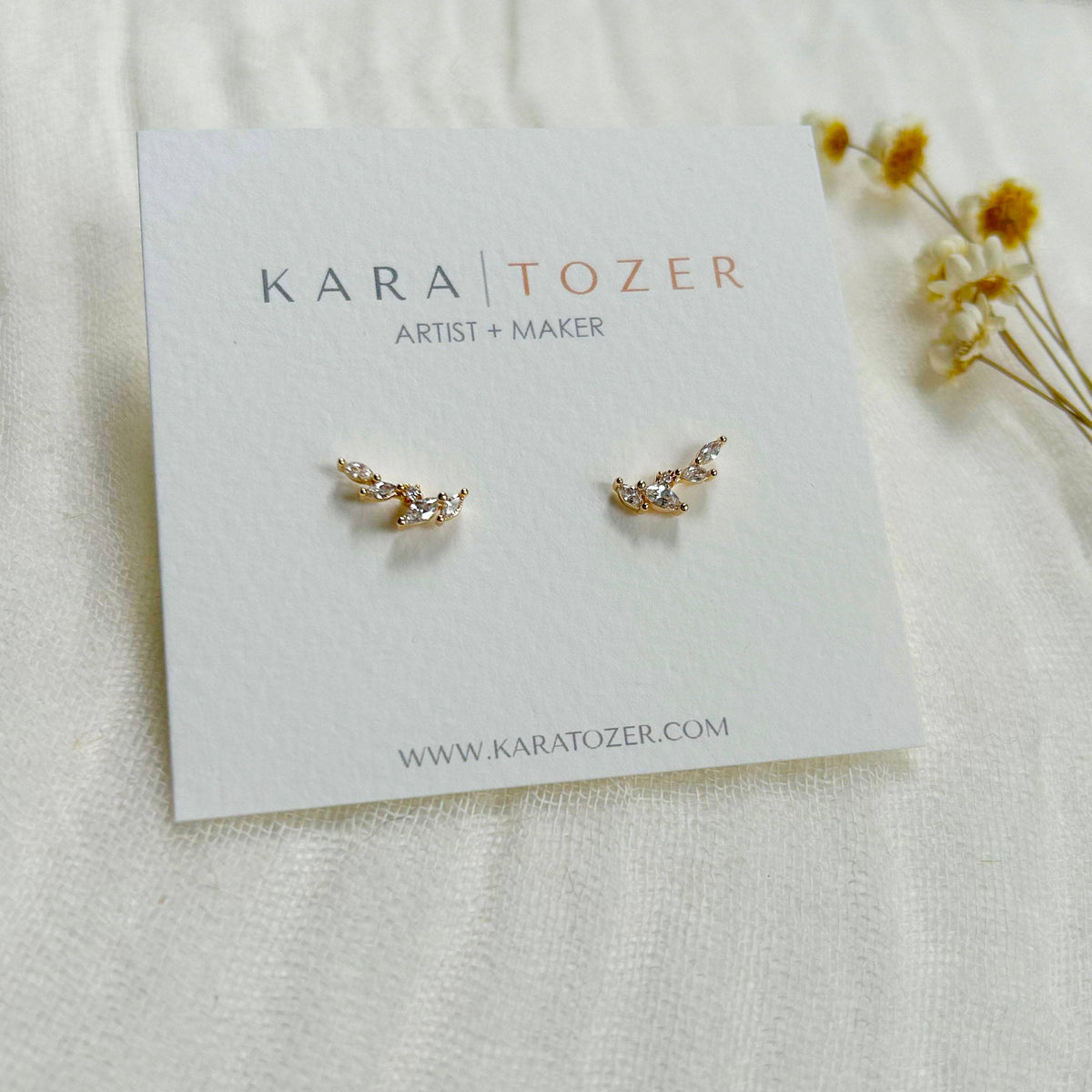 KARA | TOZER - Leaf Climber Studs