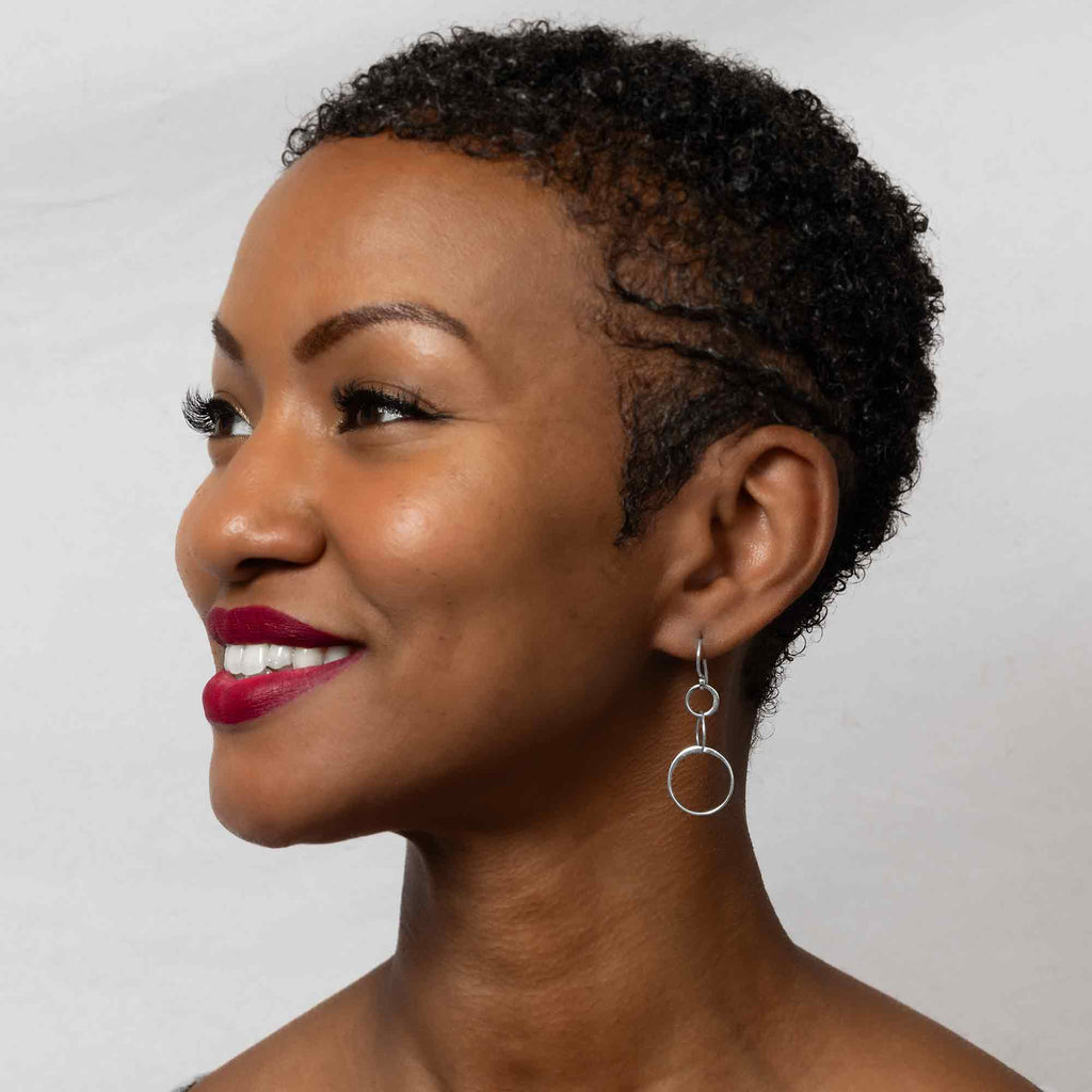 Three Circle of Life Earrings