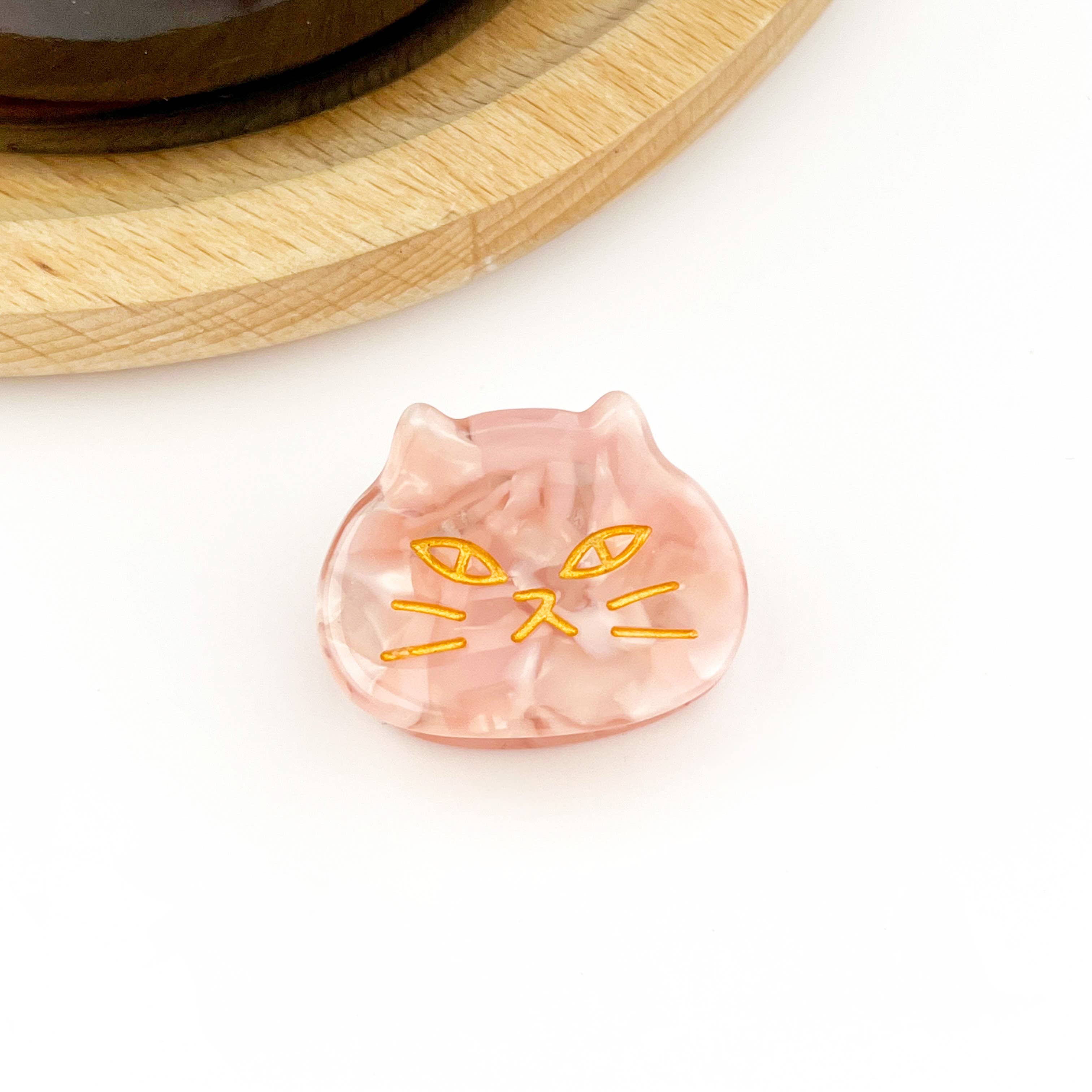 TheDivaSoap - Mini Acetate Cat Head Hair Claw Clip