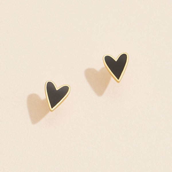Heart Stud Earrings