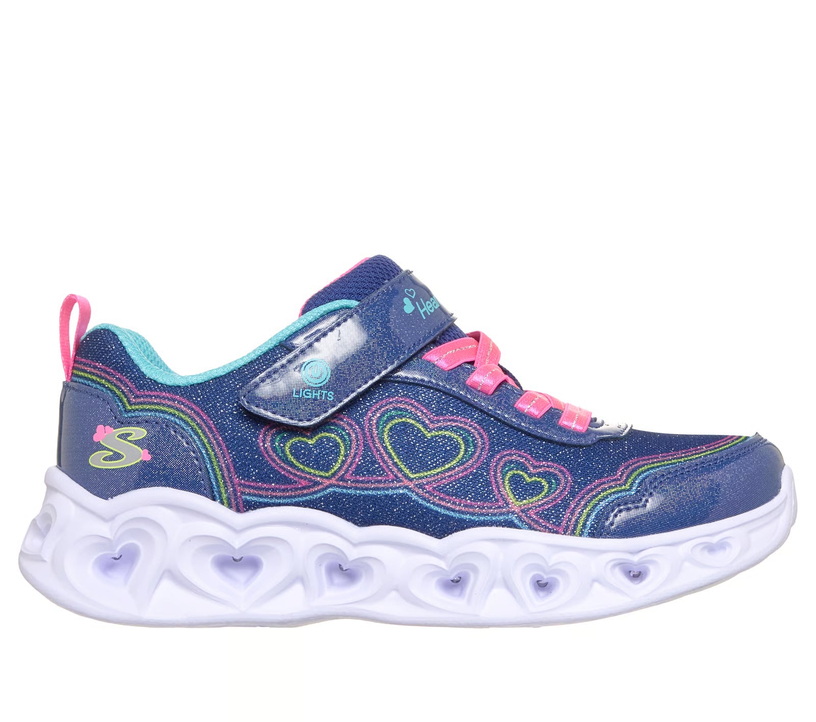 Kids' Heart Lights Bubble Love | Navy
