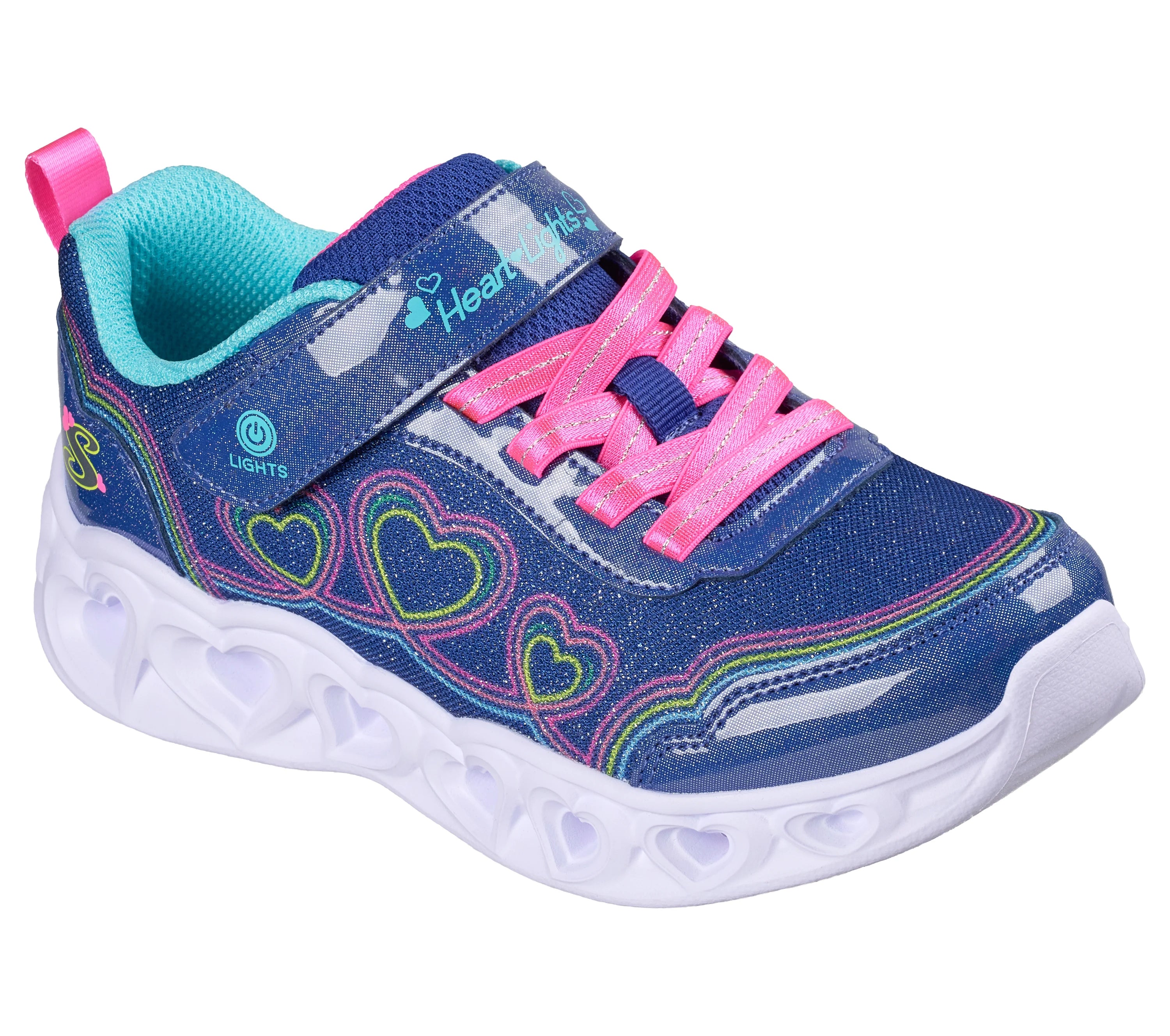 Kids' Heart Lights Bubble Love | Navy