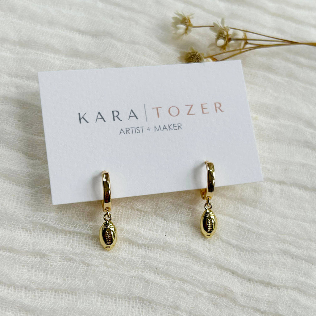 Game Day Charm Hoops