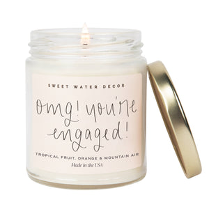 Clear Jar Candle | OMG! You're Engaged!