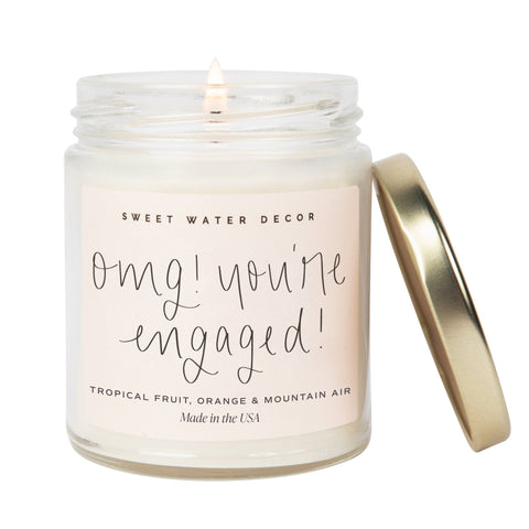 Clear Jar Candle | OMG! You're Engaged!