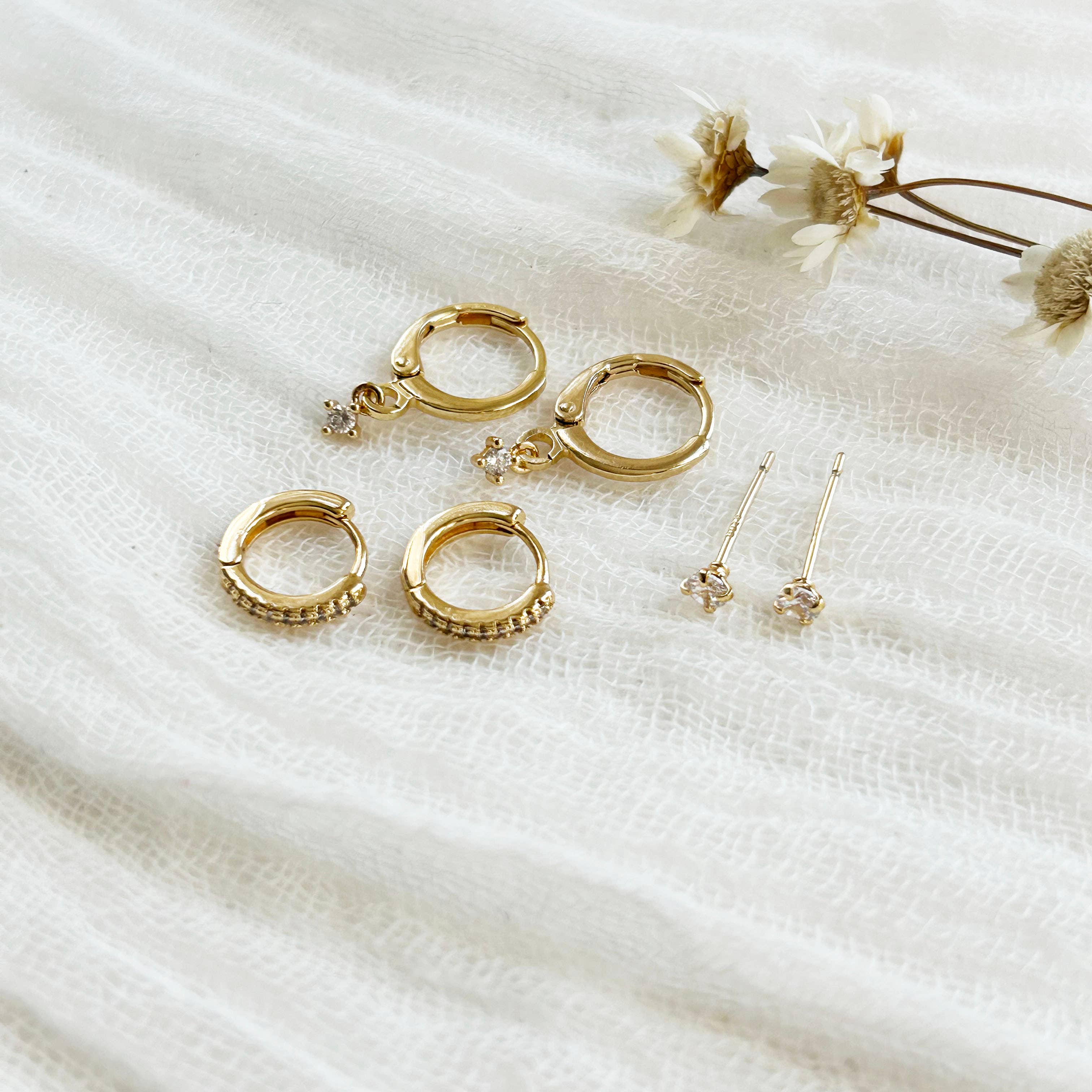 Triple Hoop/Stud Stacking Set #1