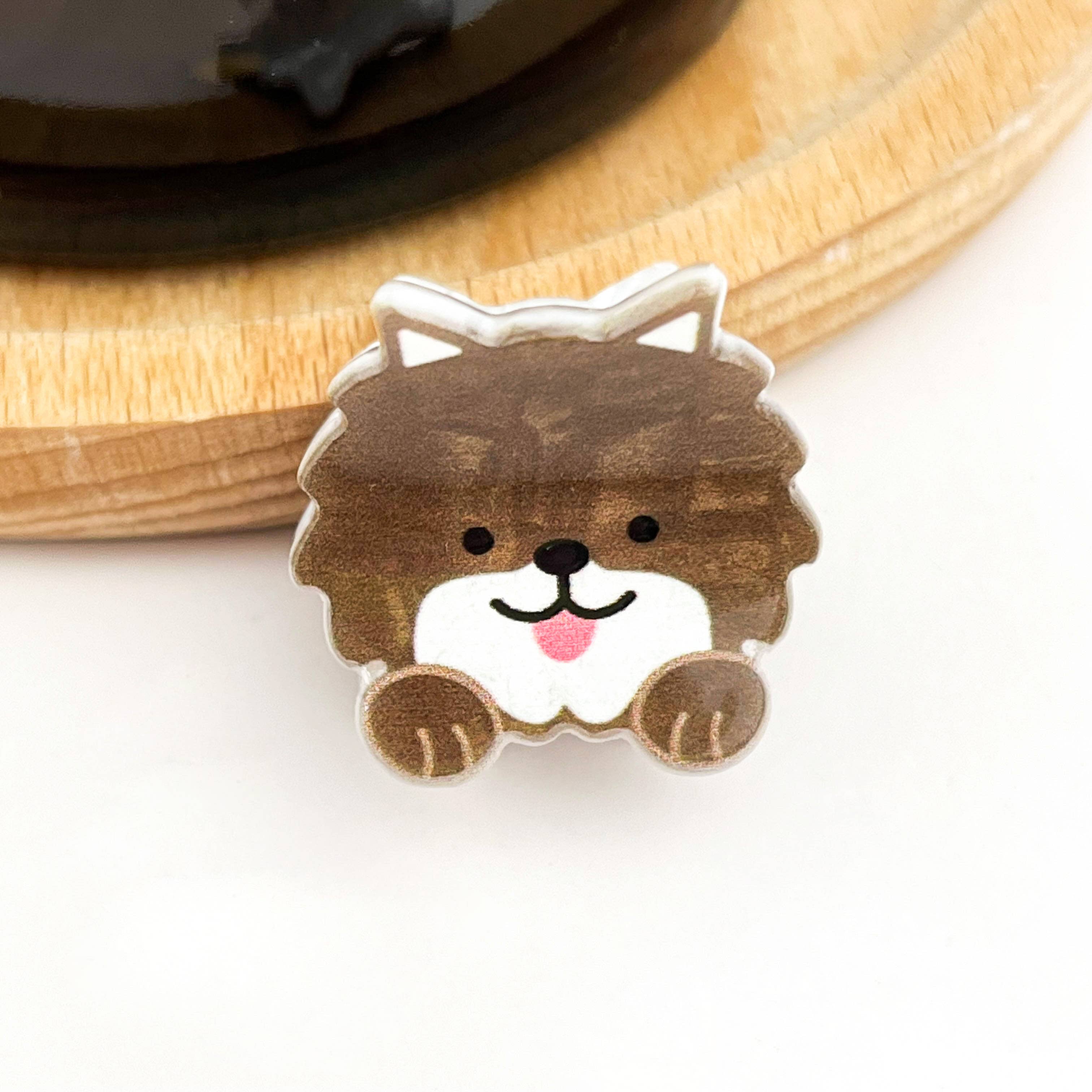 TheDivaSoap - Mini Dog Series Hair Claw Clips, Cute Puppy Animal Hair Clip