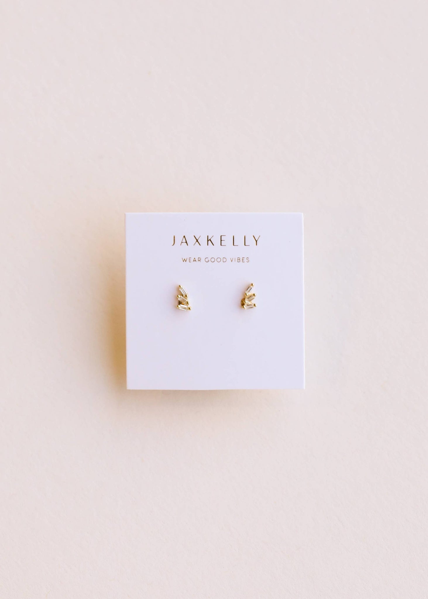 Offset Trio- Gold Earrings