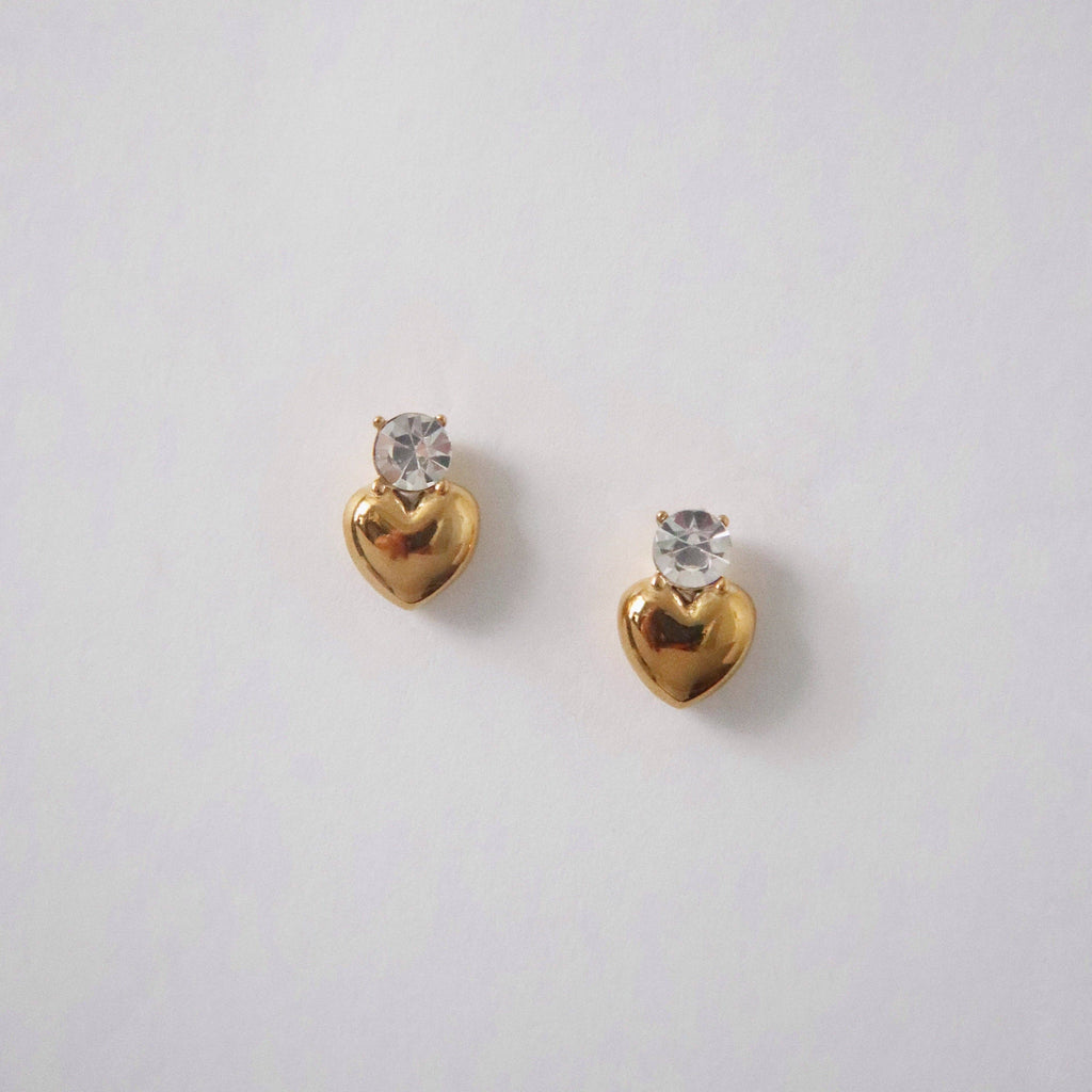 Cora Heart Studs