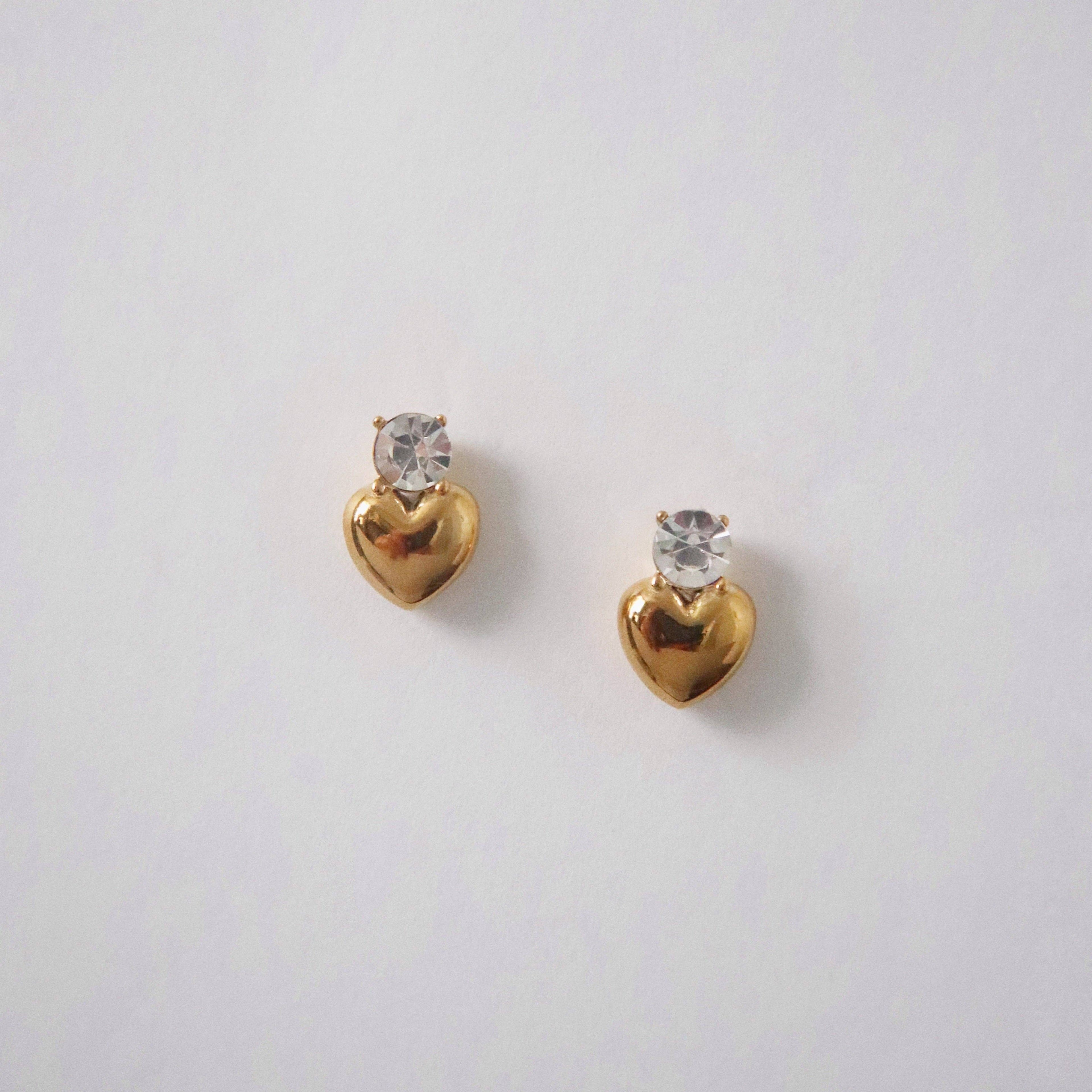 Cora Heart Studs