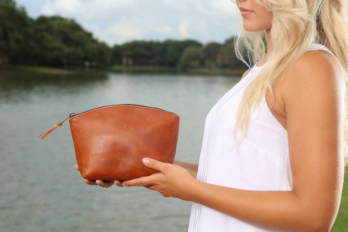 Leather Accessory Bag