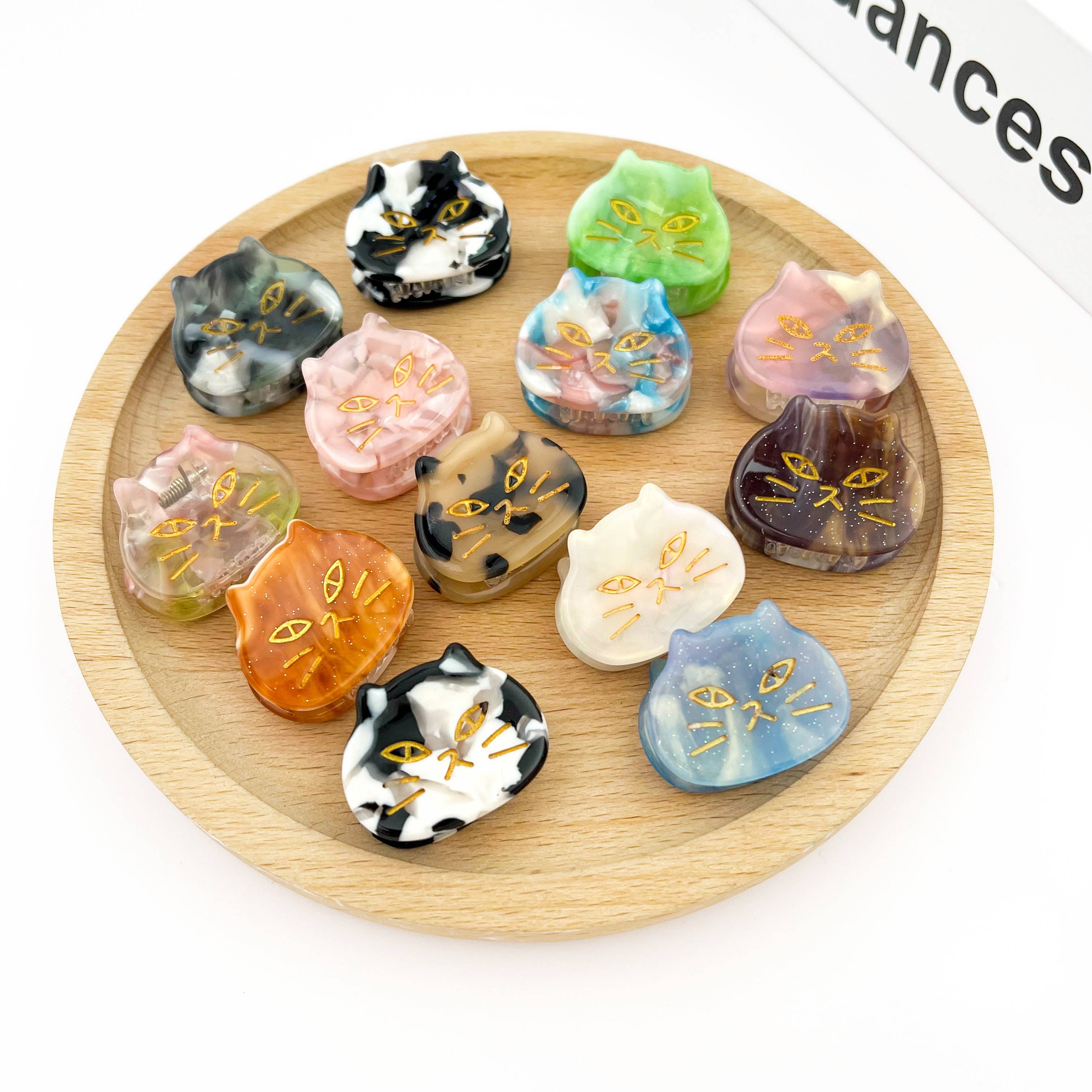 TheDivaSoap - Mini Acetate Cat Head Hair Claw Clip