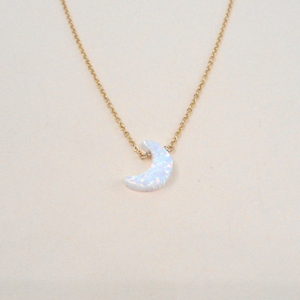 Opalite Moon Necklace