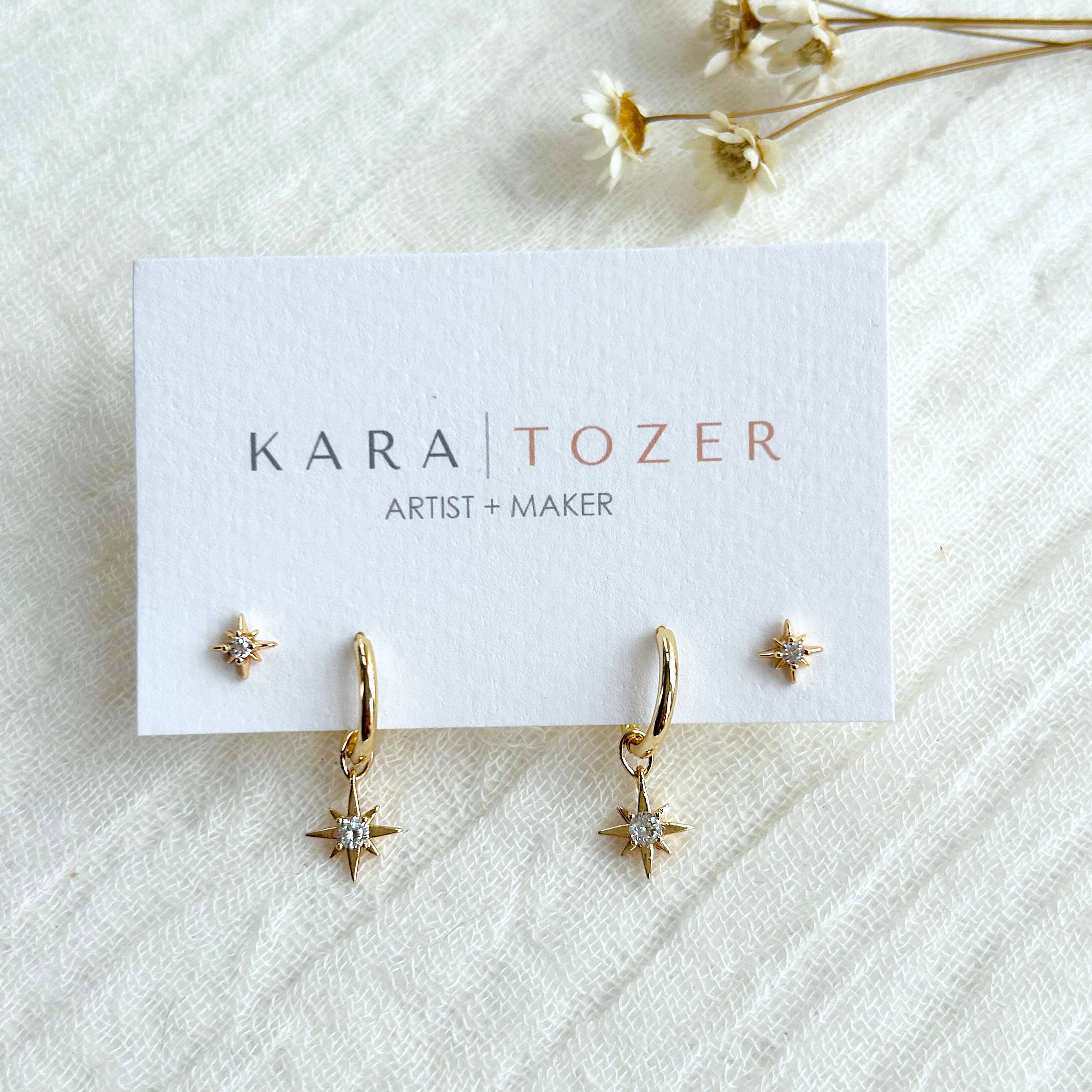 Dainty Star Hoop Stacking Set #5