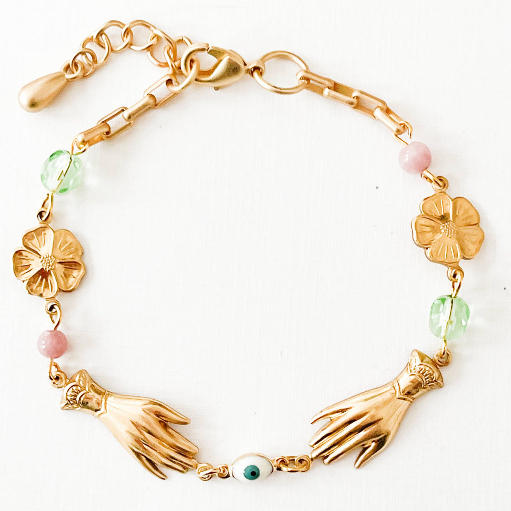 Flower Charm Bracelet