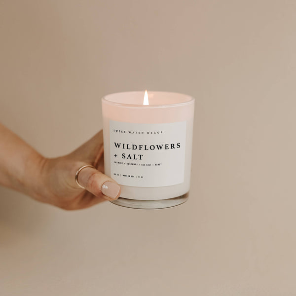 Wildflowers and Salt Soy Candle