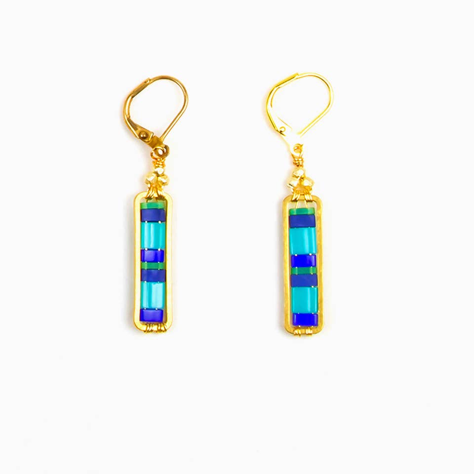 Altiplano - Miyuke Colorblock Dangle Earrings