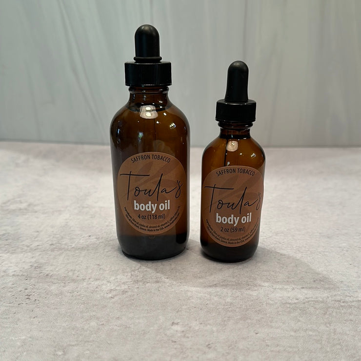 Saffron Tabacco Body Oil