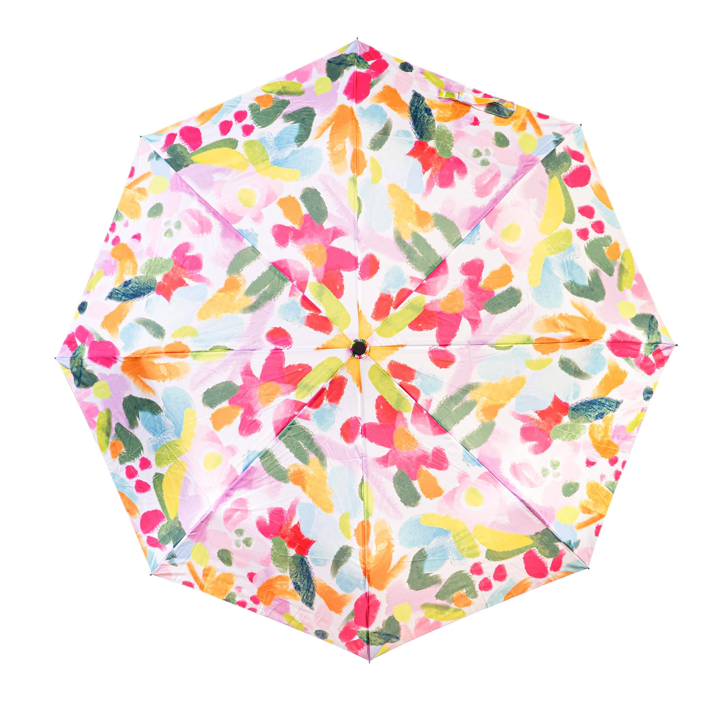 Evergreen Enterprises - Bunny Blooms Umbrella Compact Manual, Floral Motif