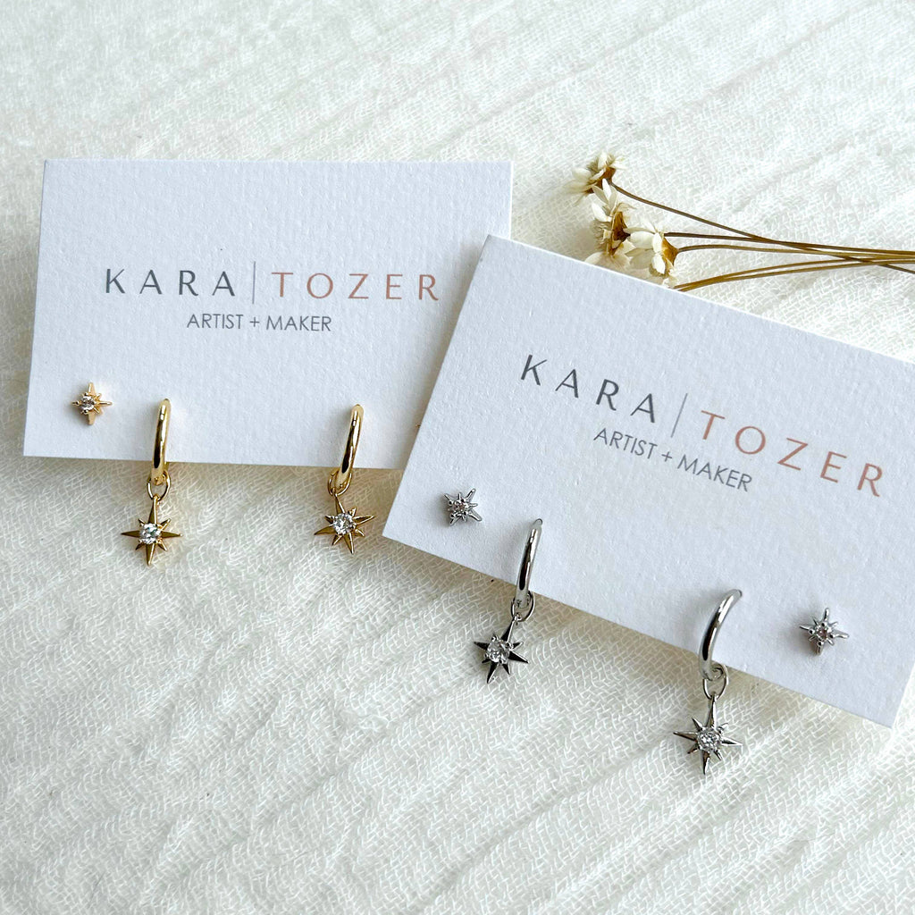 Dainty Star Hoop Stacking Set #5