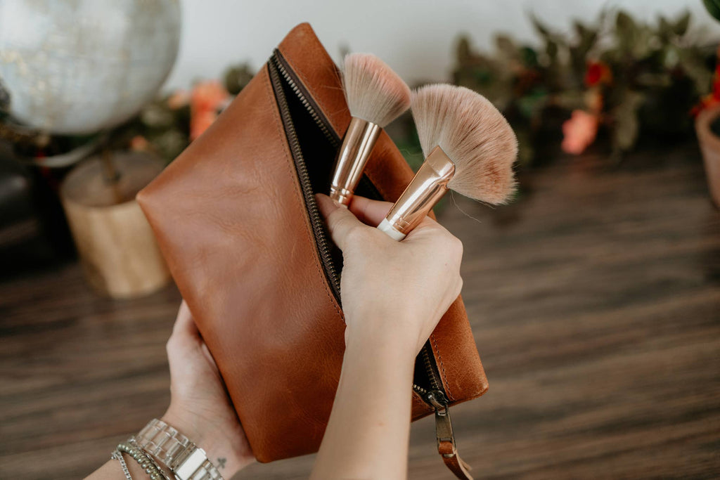 Leather Accessory Bag