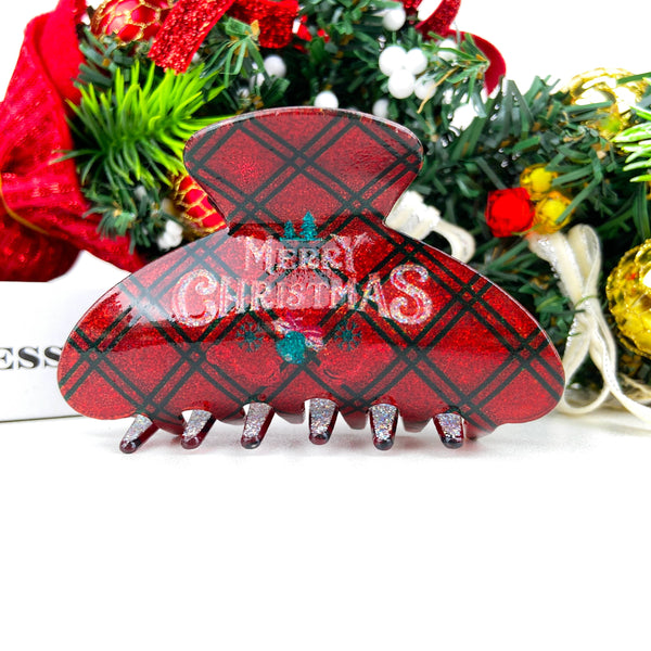 Funny Christmas Hair Clip Santa Claus