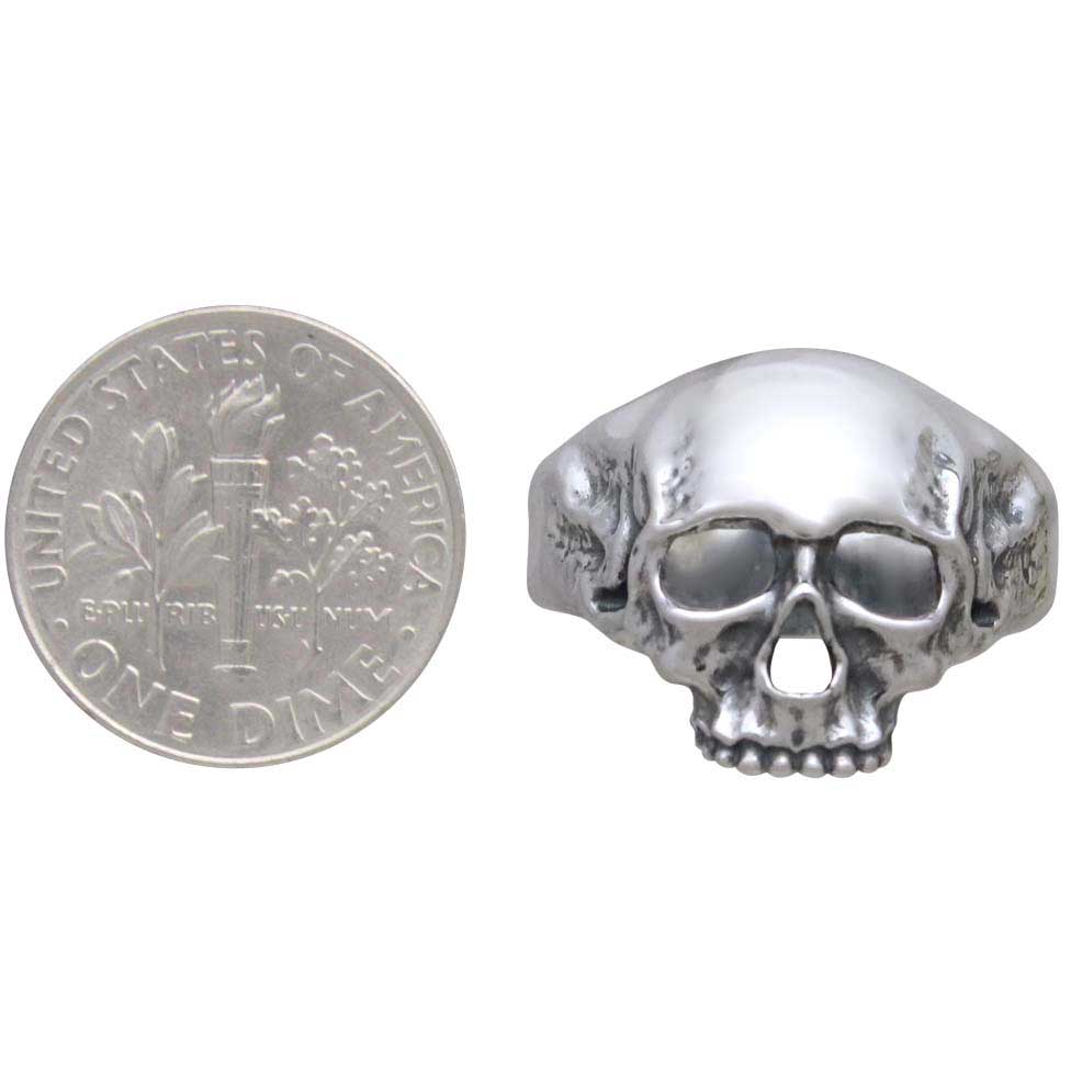Chunky Skull Ring | Bronze / 7