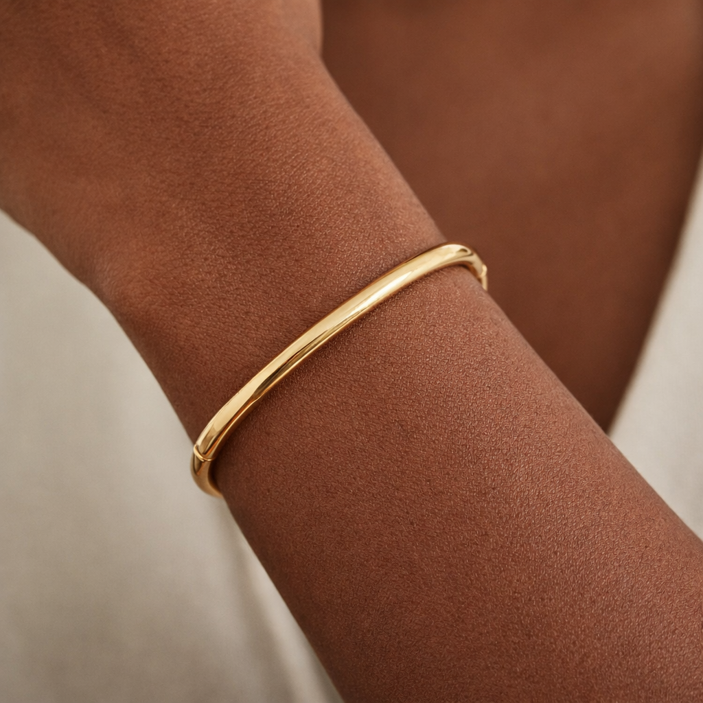 Admiral Row Jewelry - Gold Statement Bangle