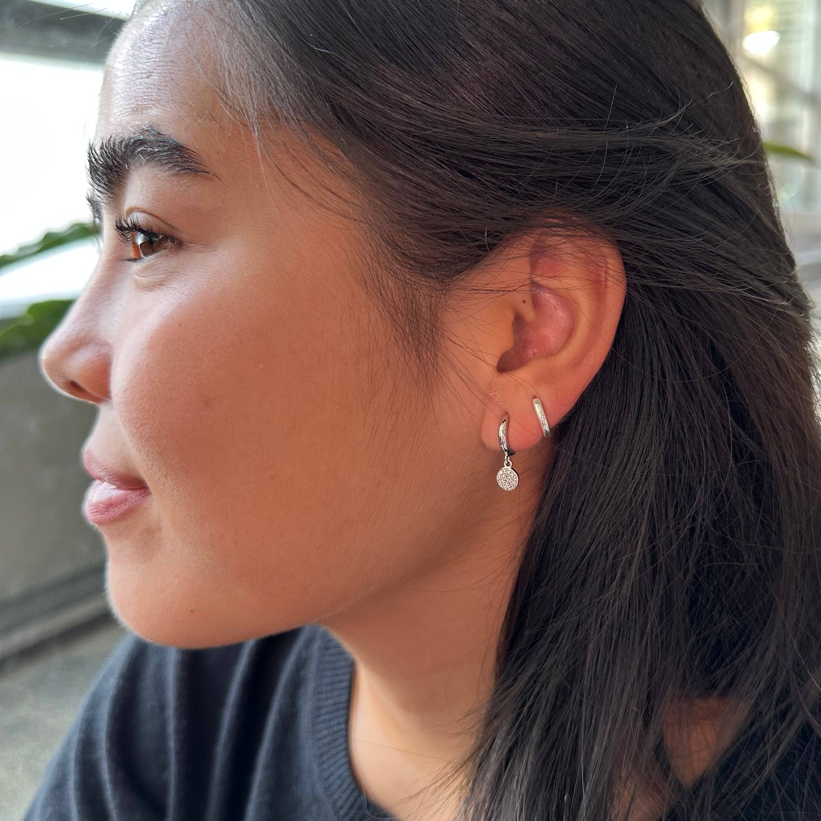 Silver Clicker Huggies