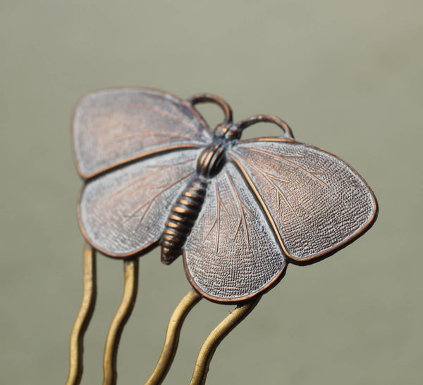 Butterfly Moth Hair Comb