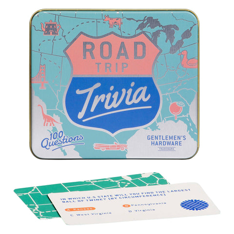 Road Trip Trivia | 100 Card Game Set