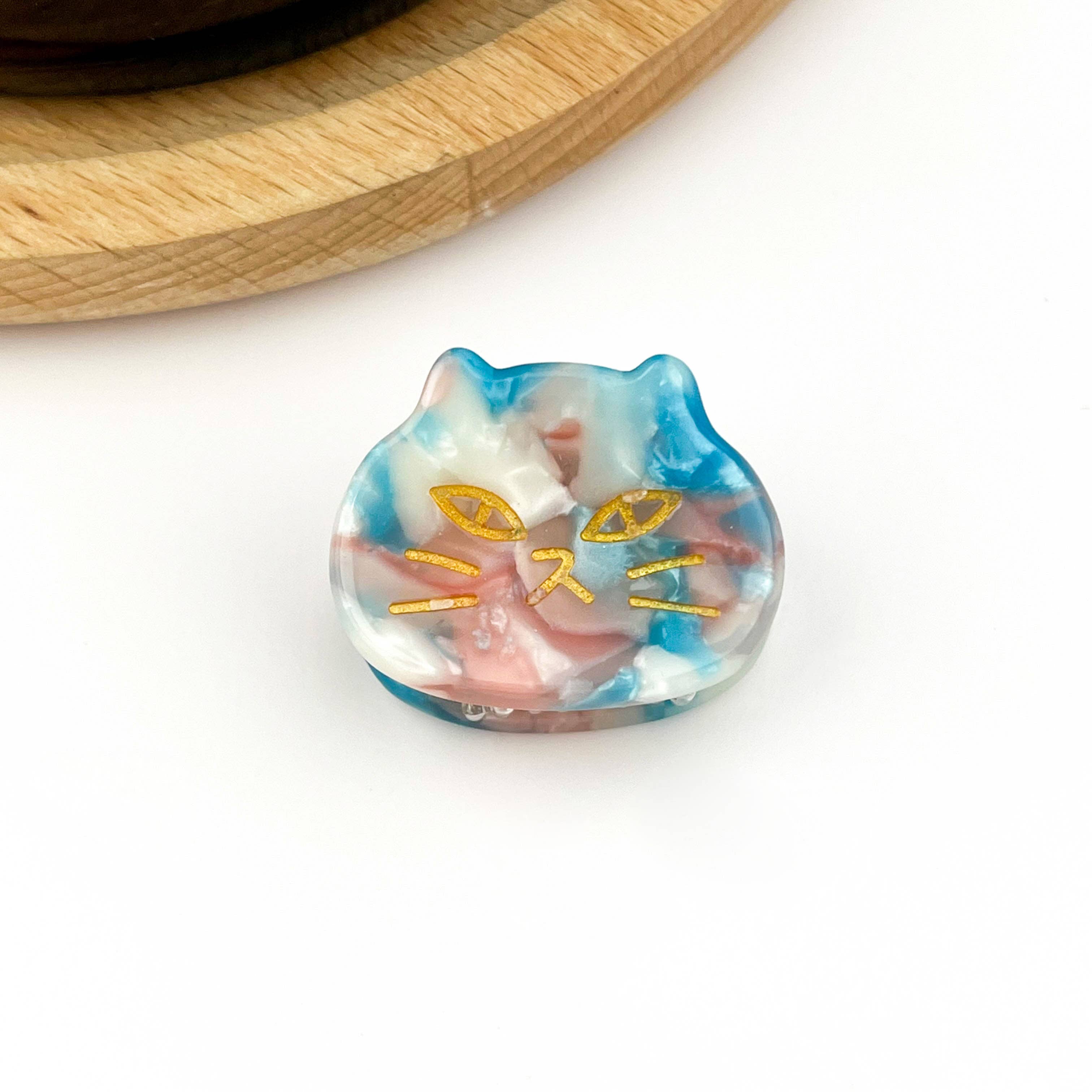 TheDivaSoap - Mini Acetate Cat Head Hair Claw Clip