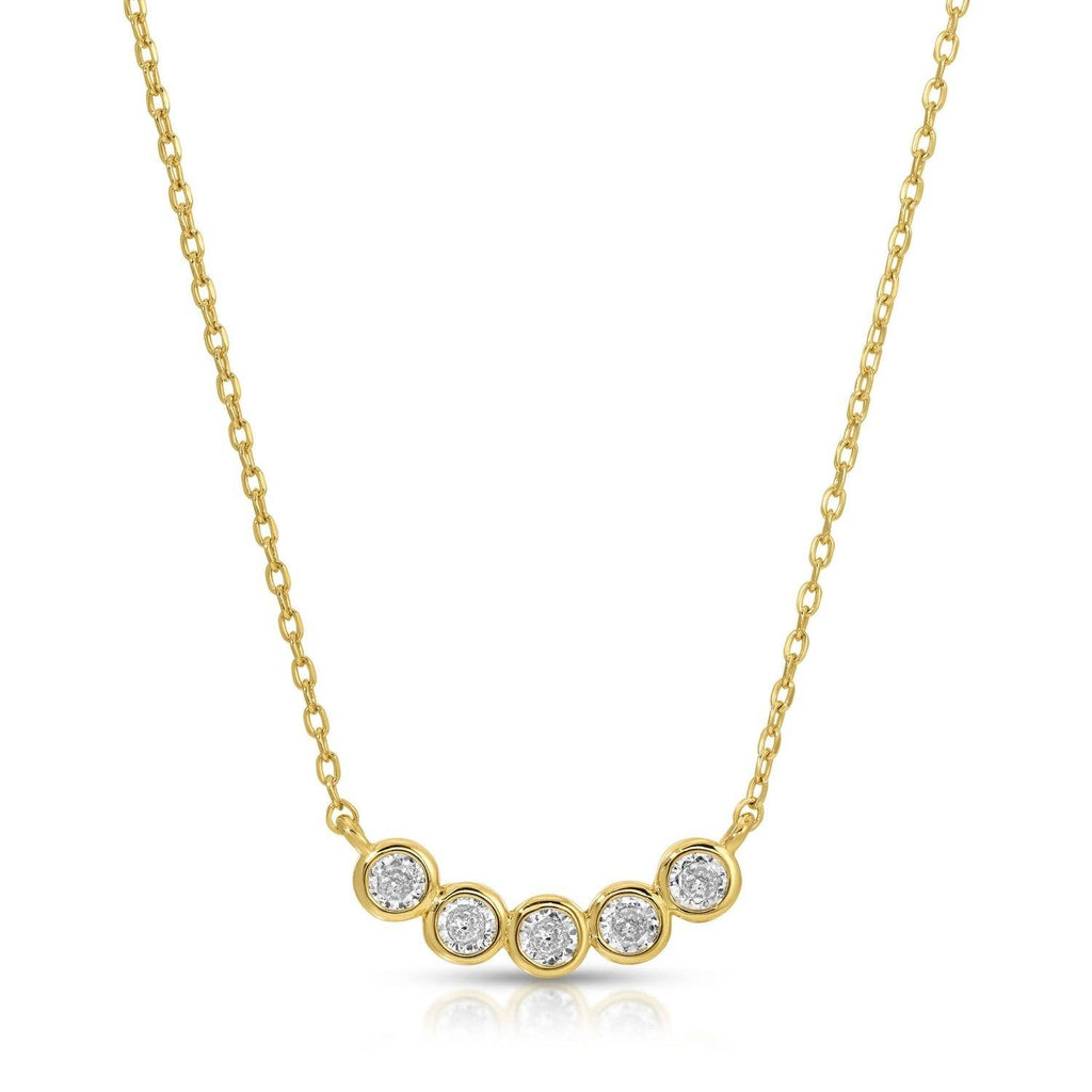 Multi Diamond Necklace