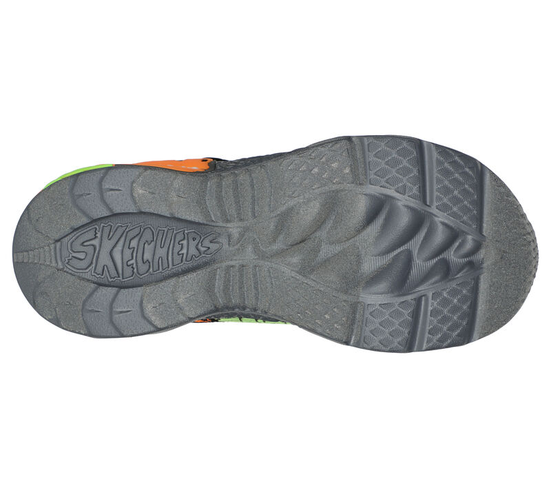 Kids' Dino-Lights | Black/Orange