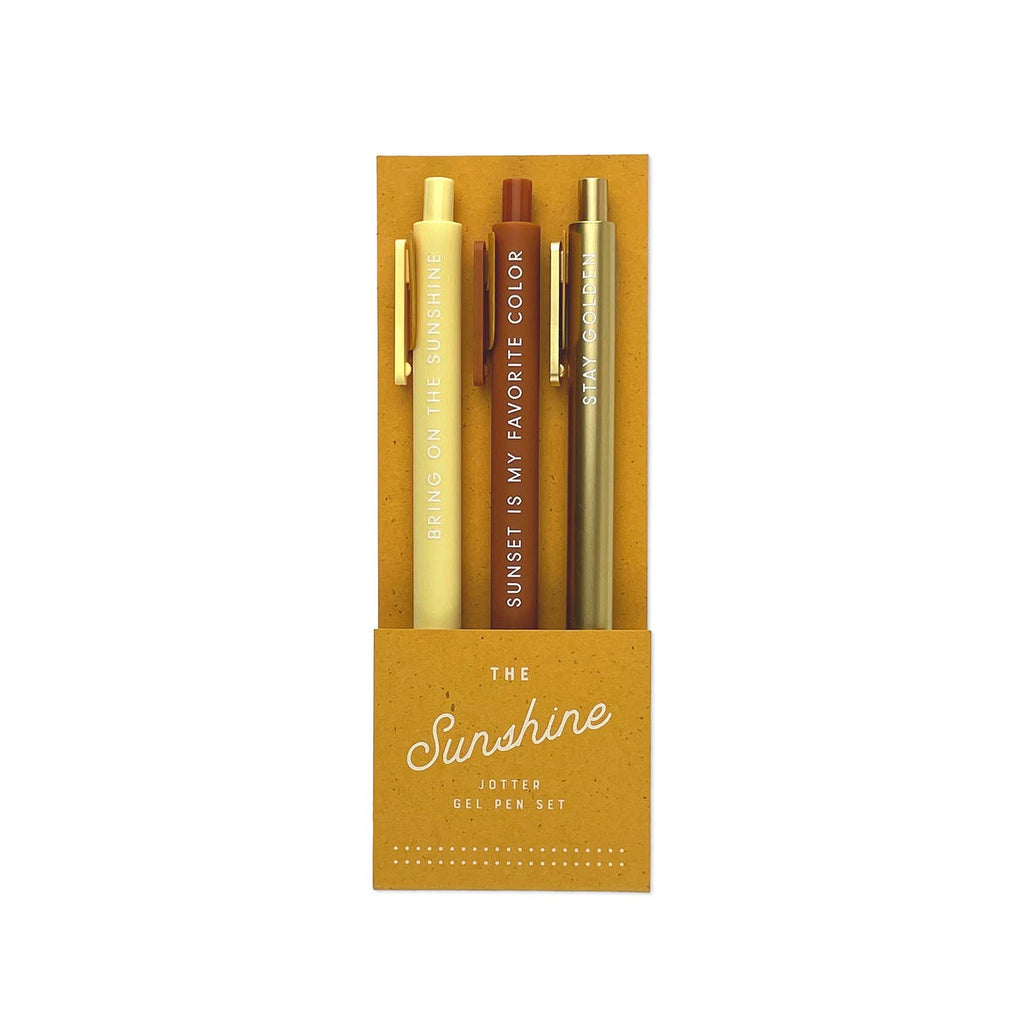 Sunshine Jotter Gel Pens