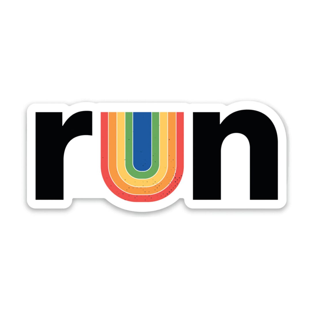Run With Pride Sticker