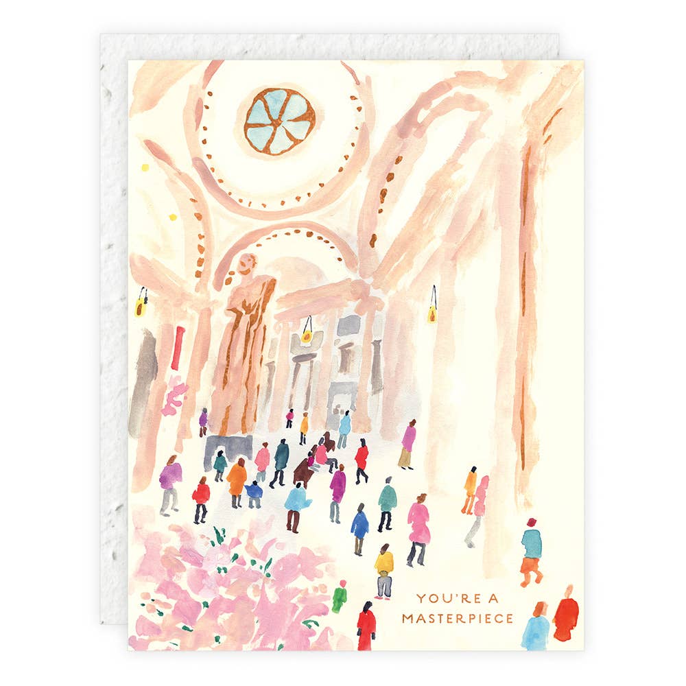 Seedlings - You're a Masterpiece - Birthday Card
